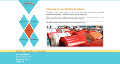Desktop Screenshot of acierroofing.com